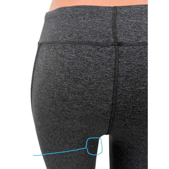 Free People Movement Gray Cutout Cropped Leggings L| Athleisure Pilates Princess - Picture 7 of 16